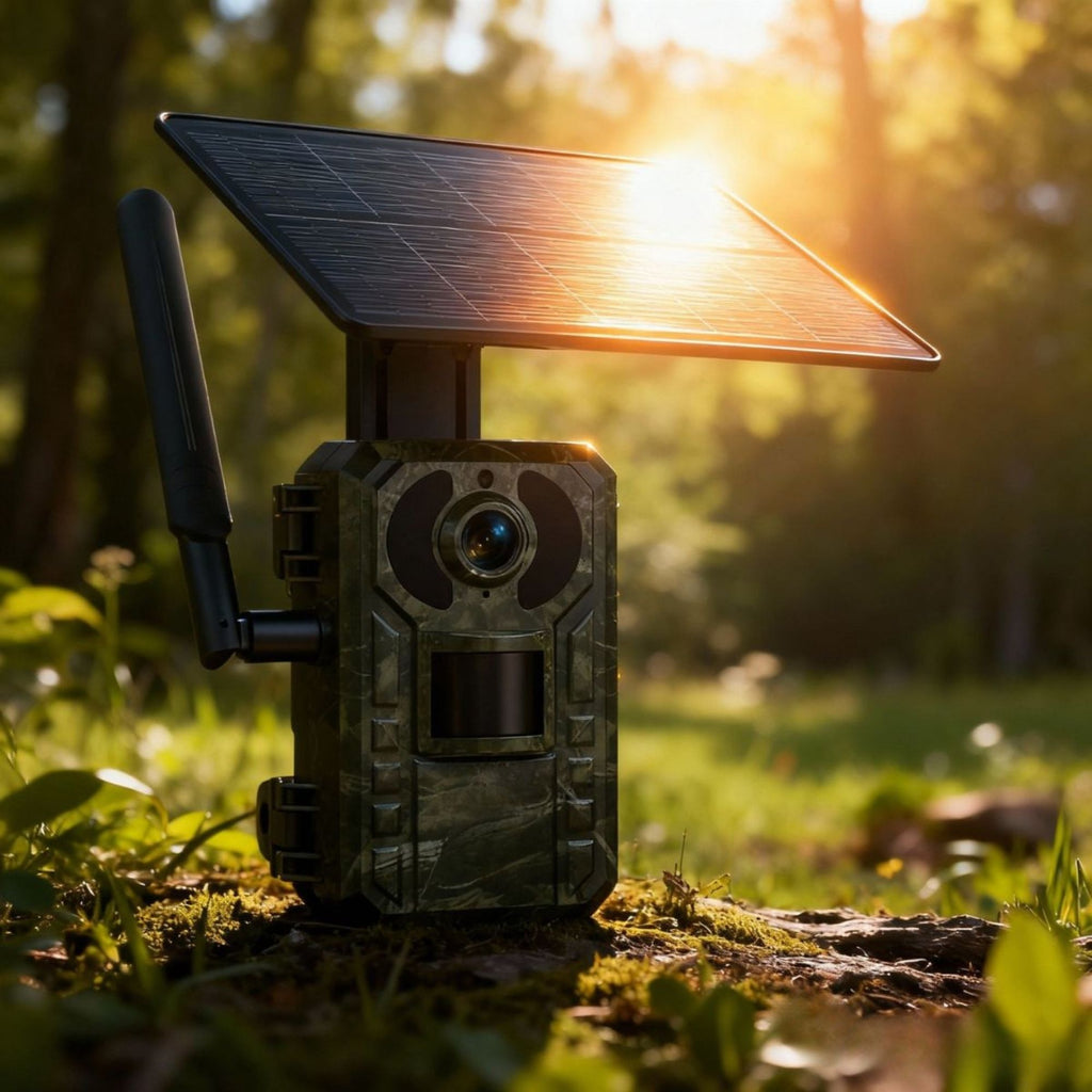 Caméra de chasse 4G solaire avec panneau solaire