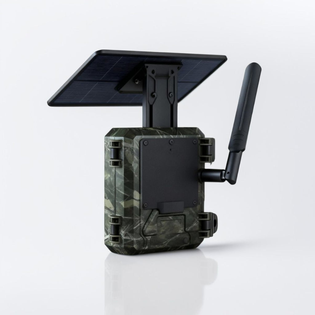 Caméra de chasse 4G solaire avec panneau solaire